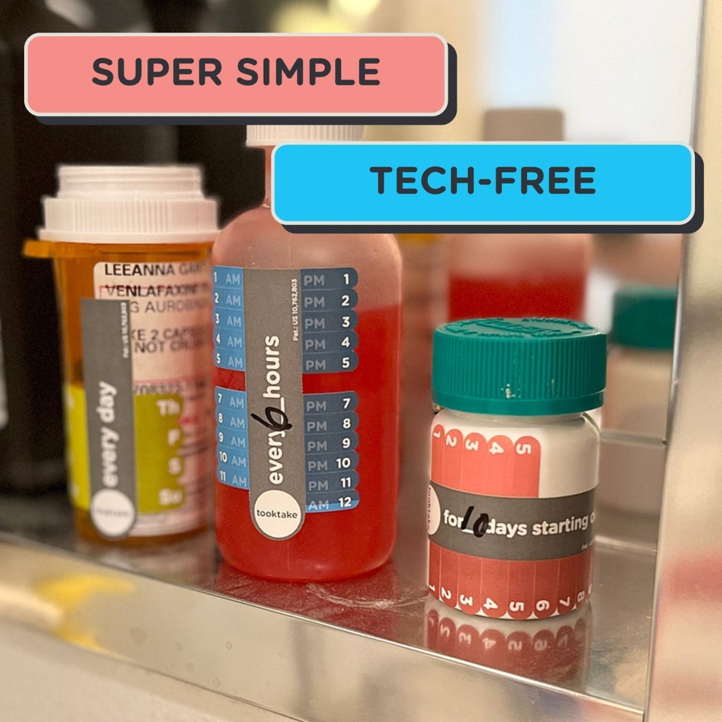 Tooktake | Medication Tracking Stickers