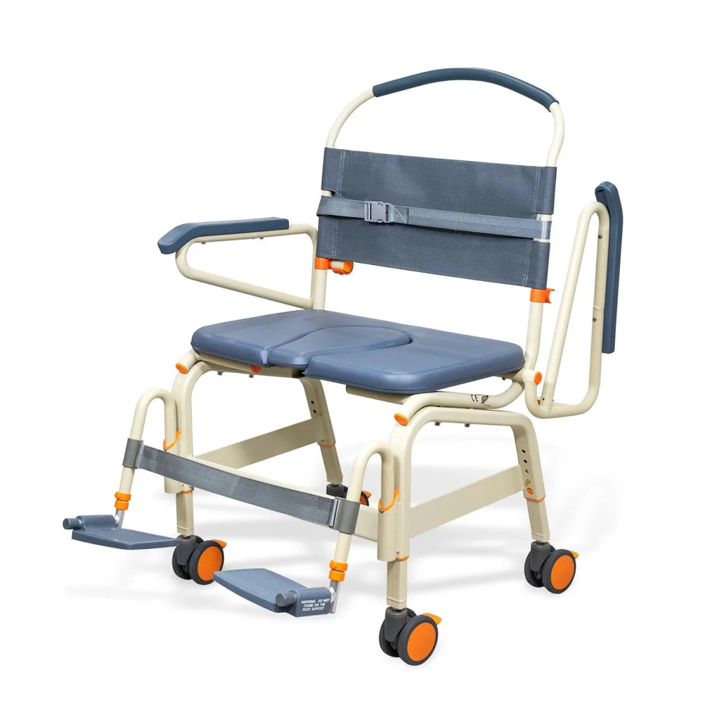 Wide Roll-In Shower Chair