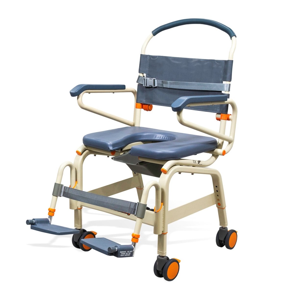 Wide Roll-In Shower Chair