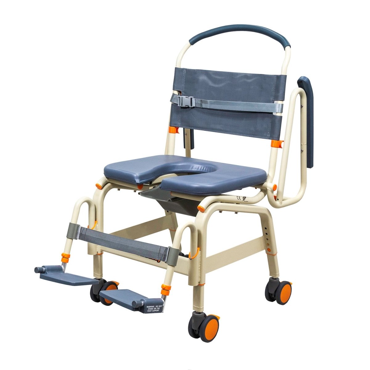 Wide Roll-In Shower Chair